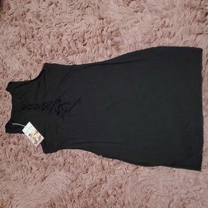 Halara black cutout dress